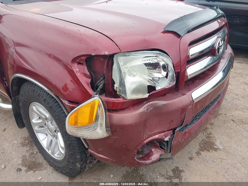 2005 Toyota Tundra Sr5 V8 VIN: 5TBDT44175S492283 Lot: 43804229