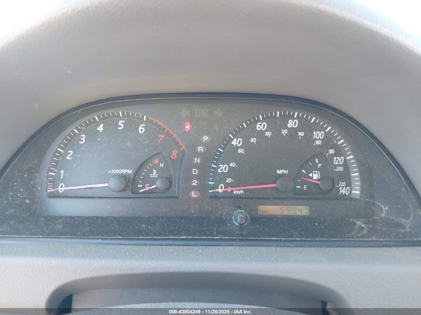 2003 Toyota Camry Le VIN: 4T1BE32K73U197896 Lot: 43804249