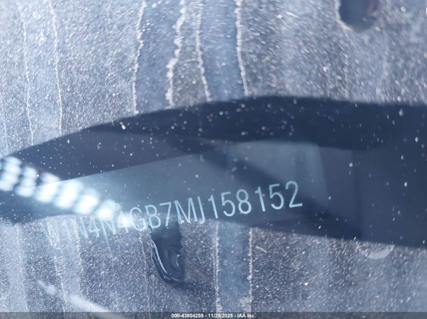 2021 Mercedes-Benz Gla 250 VIN: W1N4N4GB7MJ158152 Lot: 43804259