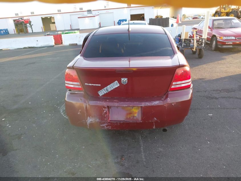 2008 Dodge Avenger Se VIN: 1B3LC46K38N622564 Lot: 43804278