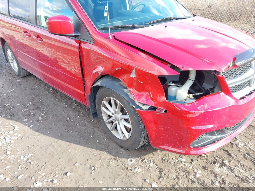 2016 Dodge Grand Caravan Sxt VIN: 2C4RDGCG6GR178167 Lot: 43804424