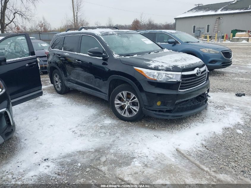 TOYOTA HIGHLANDER XLE V6