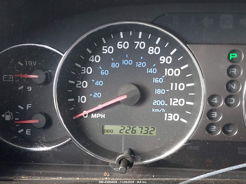 2003 Toyota Land Cruiser VIN: JTEHT05J832043971 Lot: 43804539