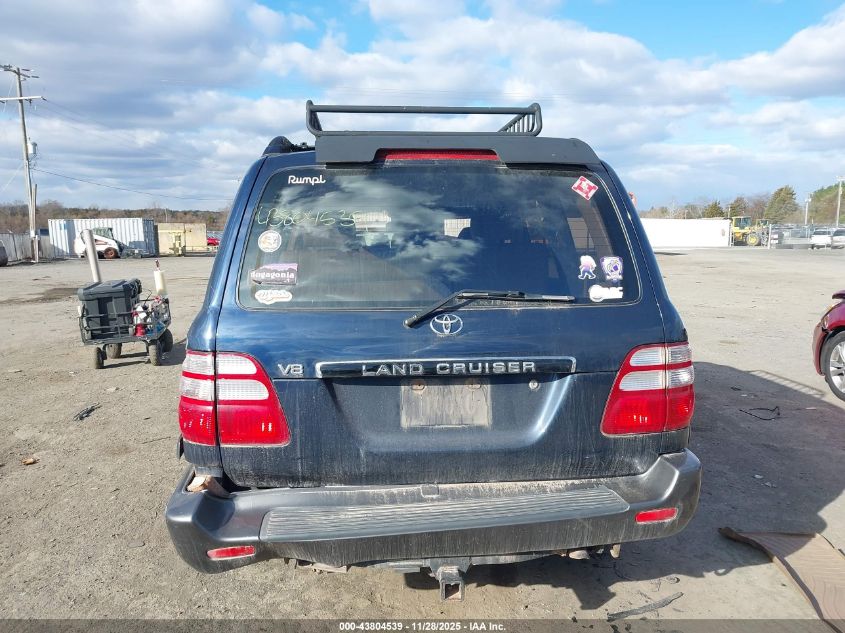 2003 Toyota Land Cruiser VIN: JTEHT05J832043971 Lot: 43804539