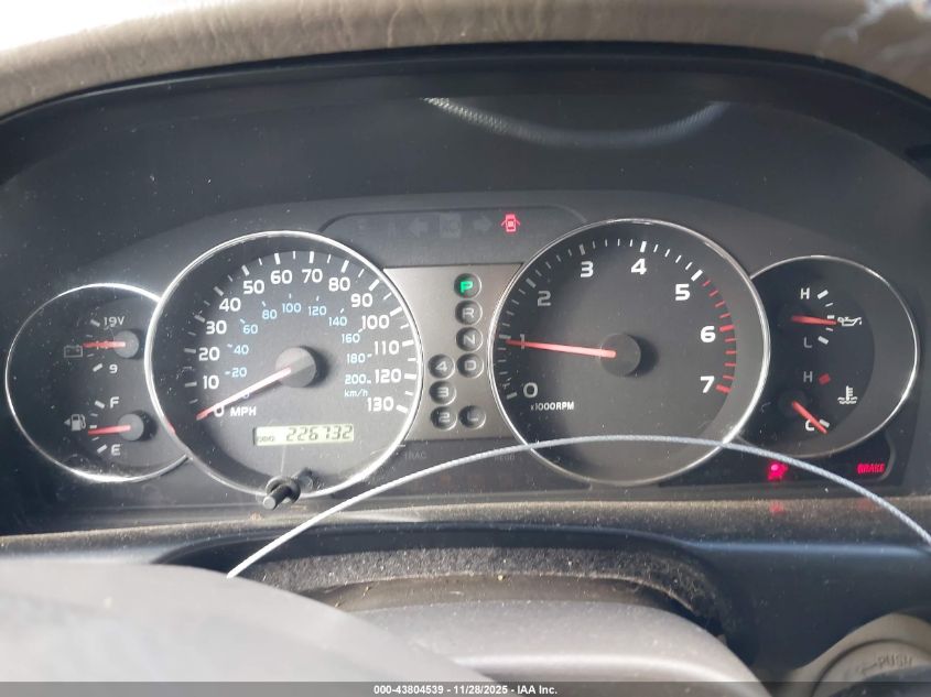 2003 Toyota Land Cruiser VIN: JTEHT05J832043971 Lot: 43804539