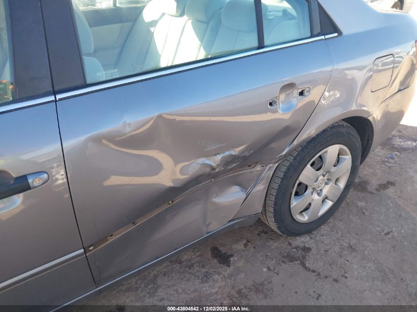 2008 Hyundai Sonata Gls V6 VIN: 5NPET46F98H318522 Lot: 43804542