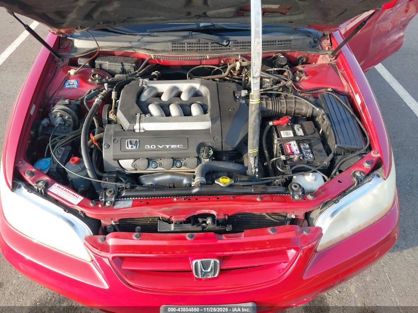 2002 Honda Accord 3.0 Ex VIN: 1HGCG22562A011404 Lot: 43804550