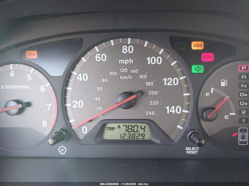 2002 Honda Accord 3.0 Ex VIN: 1HGCG22562A011404 Lot: 43804550