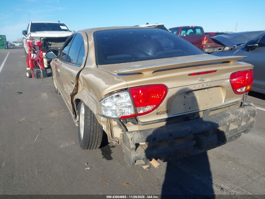 2003 Oldsmobile Alero Gl1 VIN: 1G3NL52E43C186468 Lot: 43804665