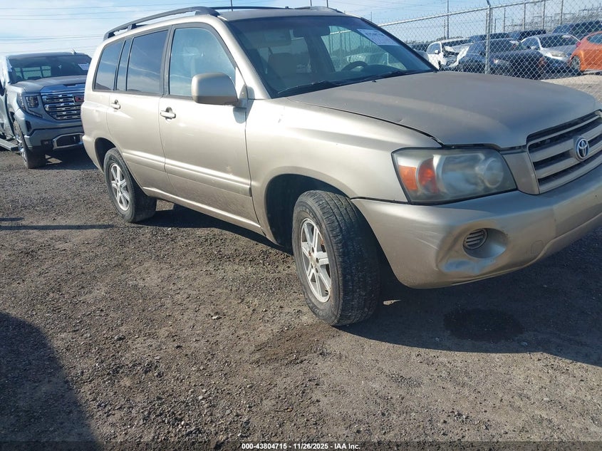 2004 Toyota Highlander V6 VIN: JTEGP21A440018239 Lot: 43804715