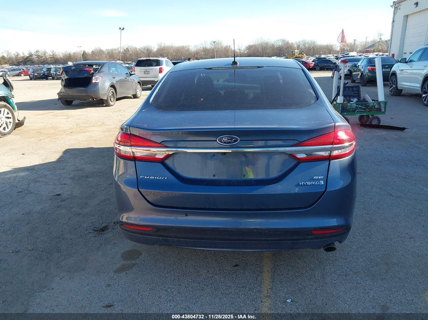 2018 Ford Fusion Hybrid Se VIN: 3FA6P0LU6JR272595 Lot: 43804732