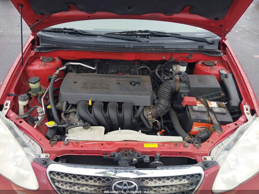 2008 Toyota Corolla Ce VIN: 2T1BR32E28C930511 Lot: 43804776