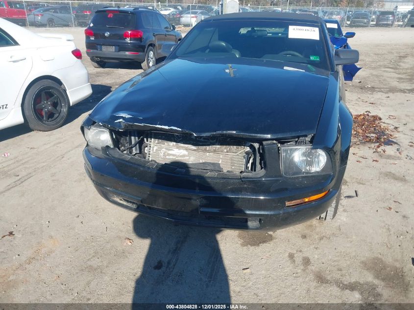 2006 Ford Mustang V6 VIN: 1ZVFT84N165110215 Lot: 43804828