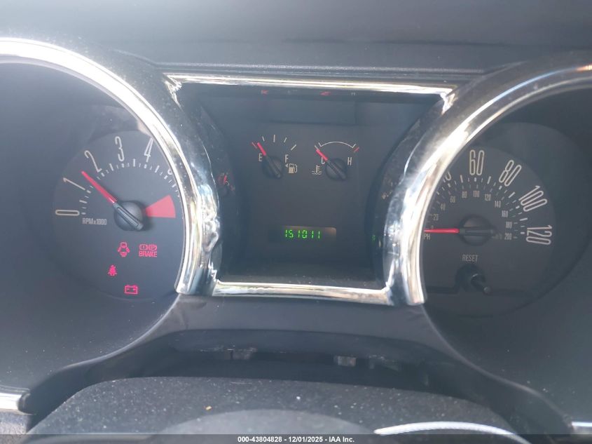 2006 Ford Mustang V6 VIN: 1ZVFT84N165110215 Lot: 43804828
