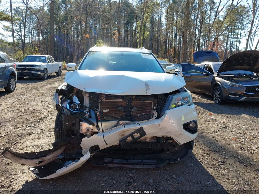 2017 Nissan Pathfinder Sl VIN: 5N1DR2MM3HC902020 Lot: 43804856