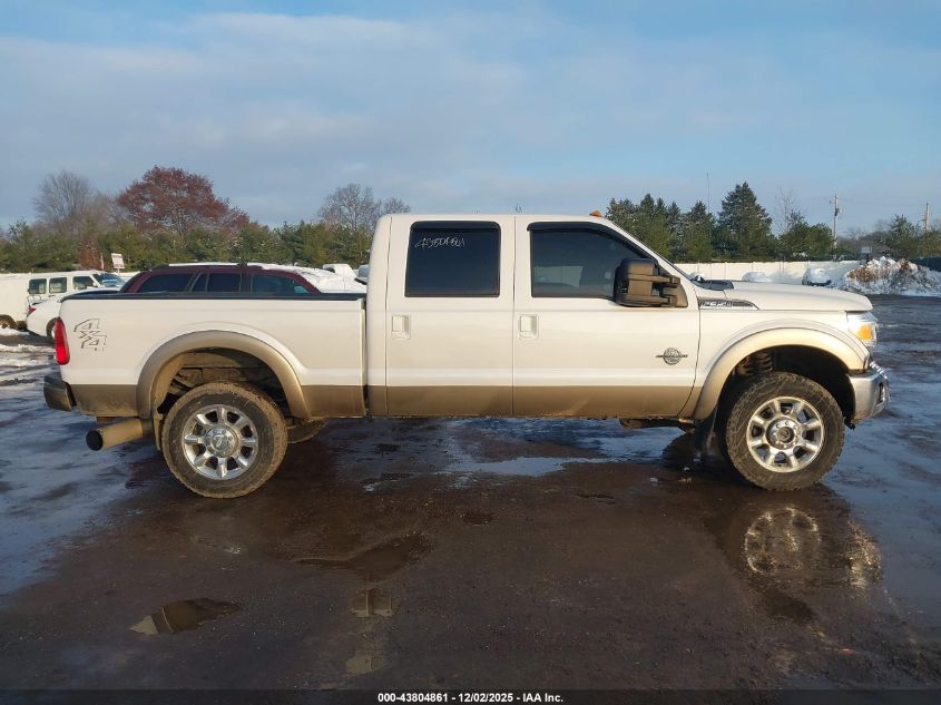 2011 Ford F-350 Lariat VIN: 1FT8W3BT6BEA92473 Lot: 43804861