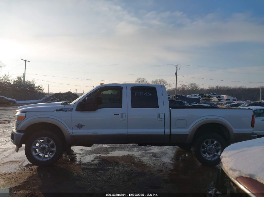 2011 Ford F-350 Lariat VIN: 1FT8W3BT6BEA92473 Lot: 43804861