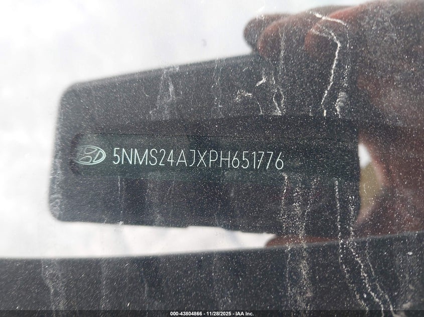 2023 Hyundai Santa Fe Sel VIN: 5NMS24AJXPH651776 Lot: 43804866