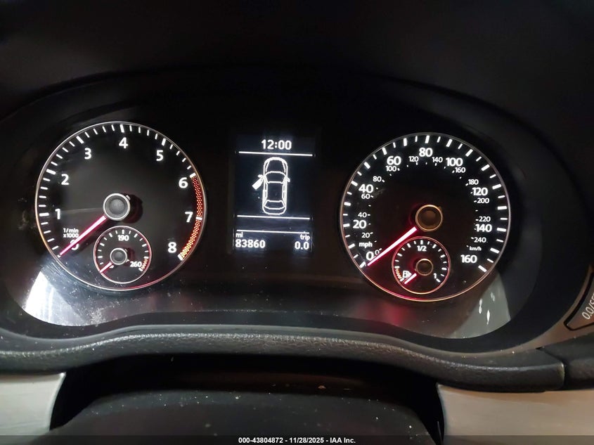 2013 Volkswagen Passat 2.5L Se VIN: 1VWBP7A33DC067960 Lot: 43804872