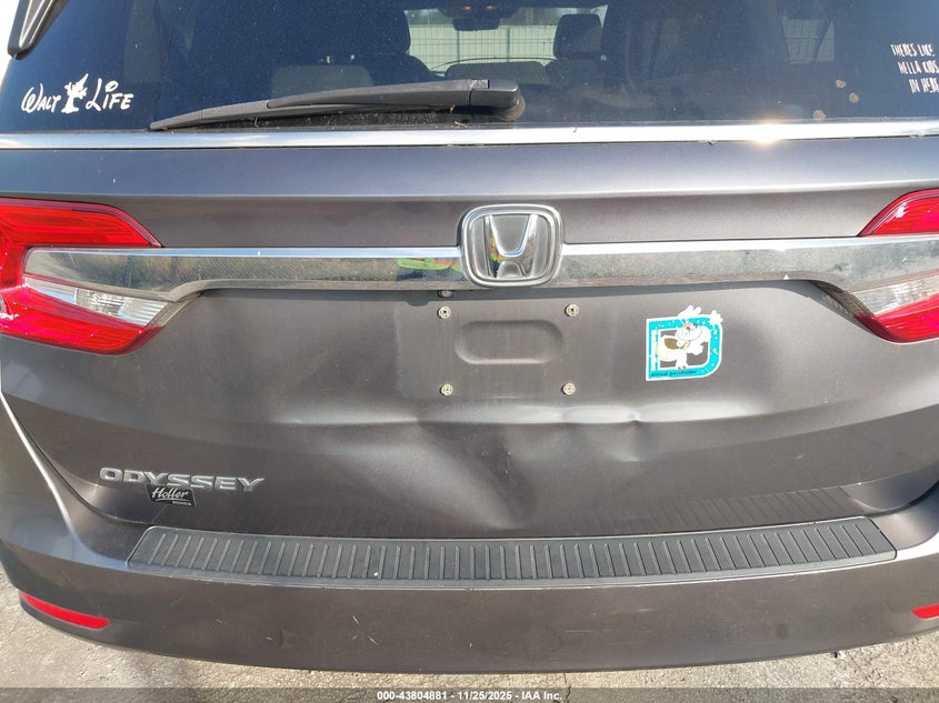 2018 Honda Odyssey Ex-L VIN: 5FNRL6H77JB060377 Lot: 43804881