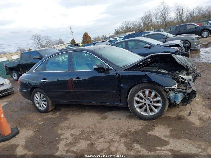 2007 Hyundai Azera Limited/Se VIN: KMHFC46F87A140589 Lot: 43804908