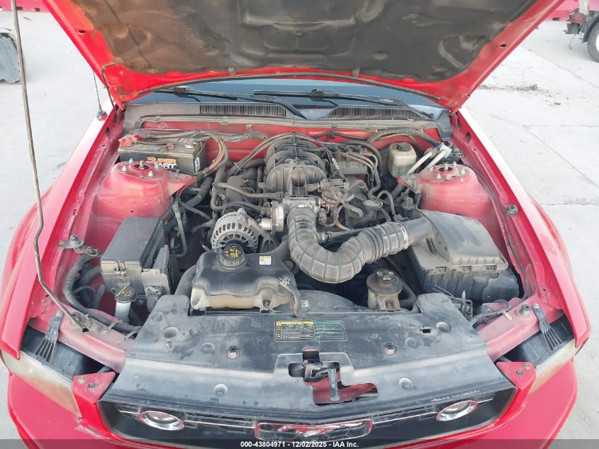 2006 Ford Mustang V6 VIN: 1ZVFT80N765177424 Lot: 43804971