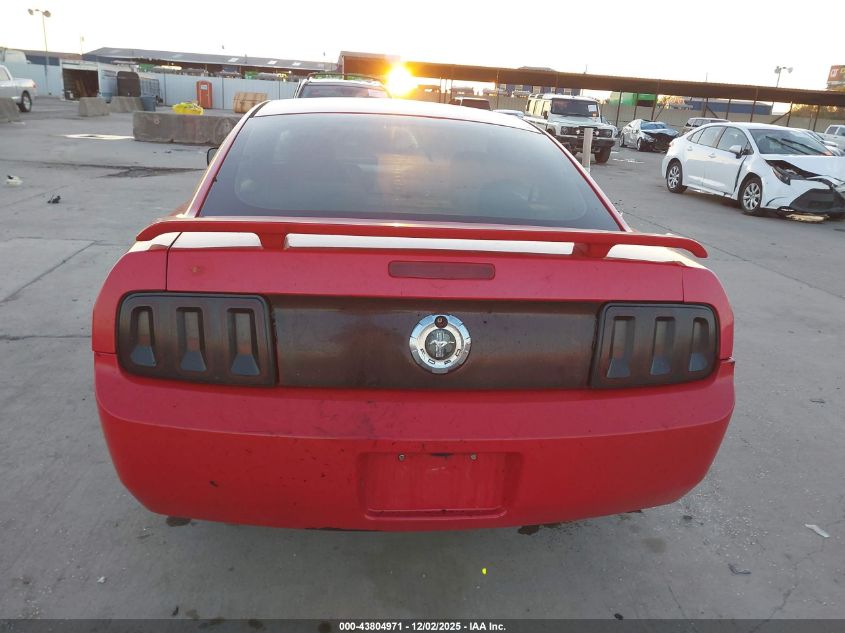 2006 Ford Mustang V6 VIN: 1ZVFT80N765177424 Lot: 43804971