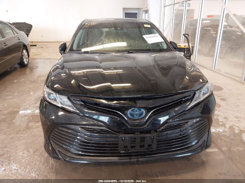 2019 Toyota Camry Hybrid Le VIN: 4T1B31HKXKU006696 Lot: 43804995