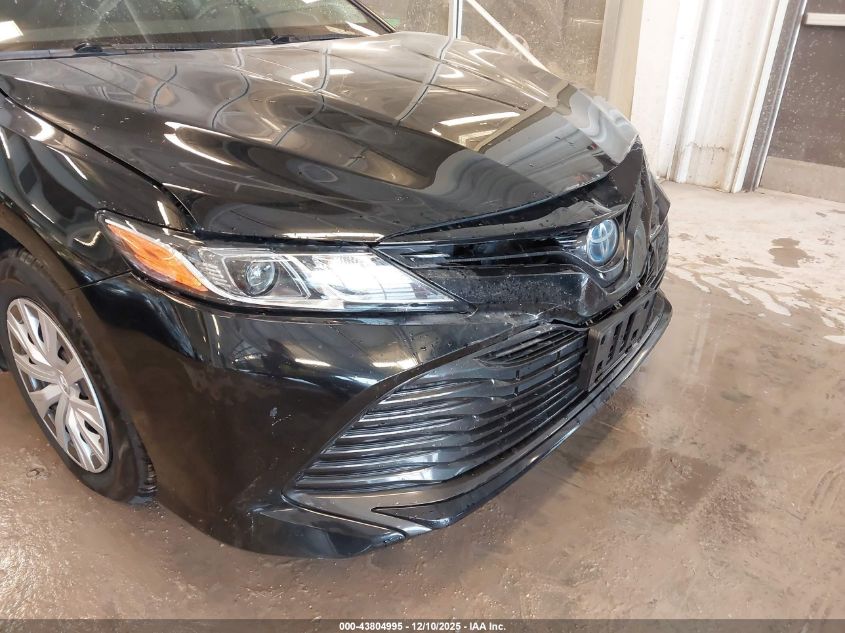 2019 Toyota Camry Hybrid Le VIN: 4T1B31HKXKU006696 Lot: 43804995