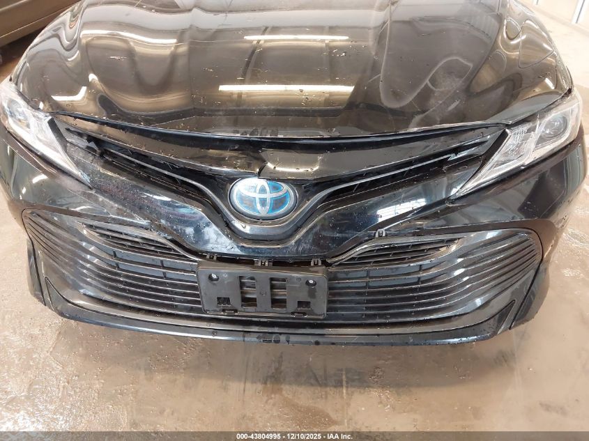 2019 Toyota Camry Hybrid Le VIN: 4T1B31HKXKU006696 Lot: 43804995