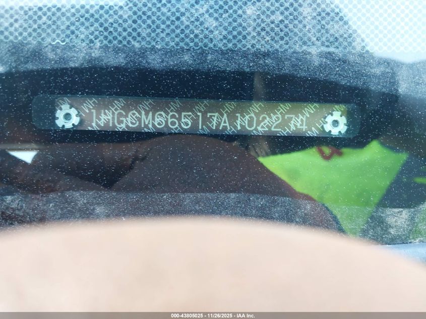 2007 Honda Accord 3.0 Ex VIN: 1HGCM66517A102274 Lot: 43805025