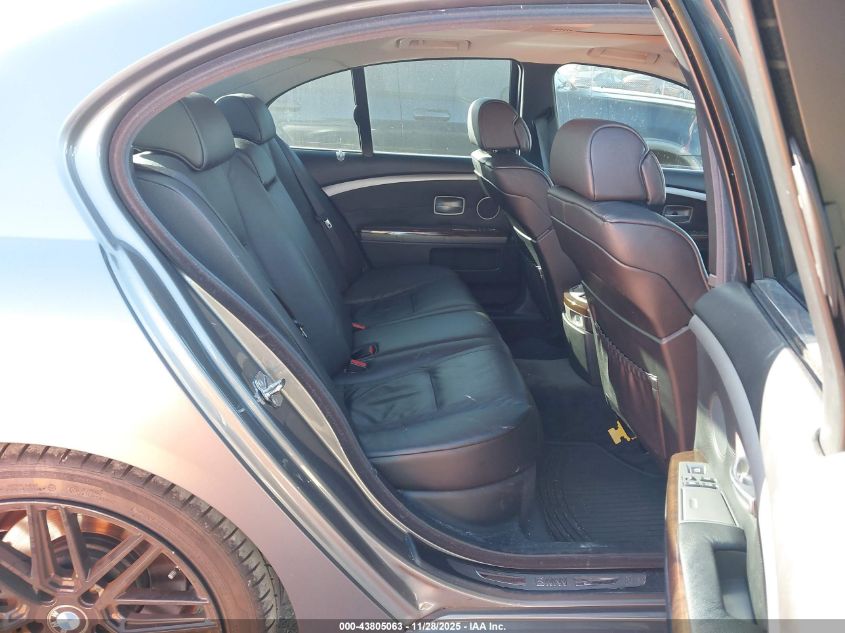 2007 BMW 750I VIN: WBAHL83587DT08825 Lot: 43805063