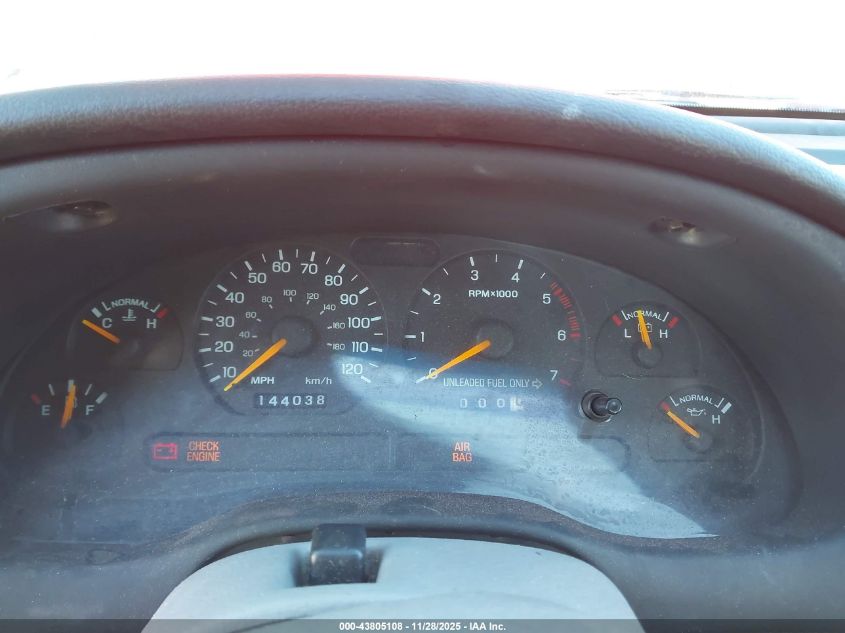 1998 Ford Mustang VIN: 1FAFP4046WF205334 Lot: 43805108