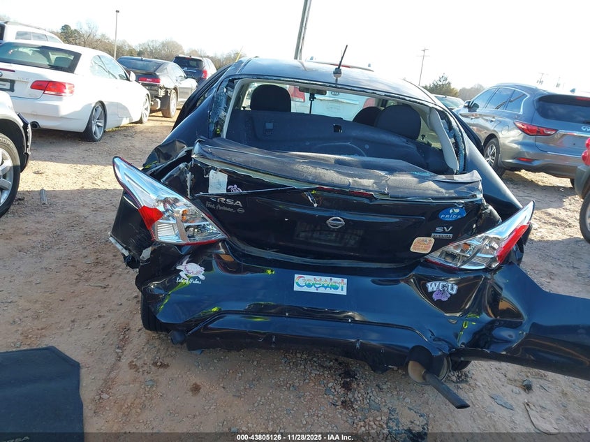 2018 Nissan Versa 1.6 Sv VIN: 3N1CN7AP6JL880390 Lot: 43805126