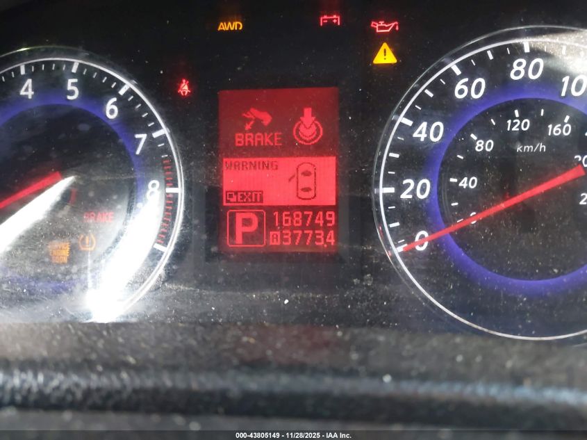 2009 Infiniti G37X VIN: JNKCV61F39M054160 Lot: 43805149