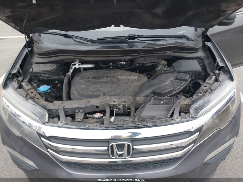 2017 Honda Pilot Lx VIN: 5FNYF5H1XHB031149 Lot: 43805163