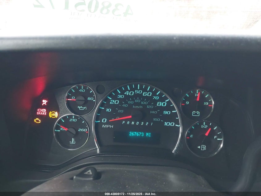 2008 Chevrolet Express Work Van VIN: 1GCGG25C581221558 Lot: 43805172