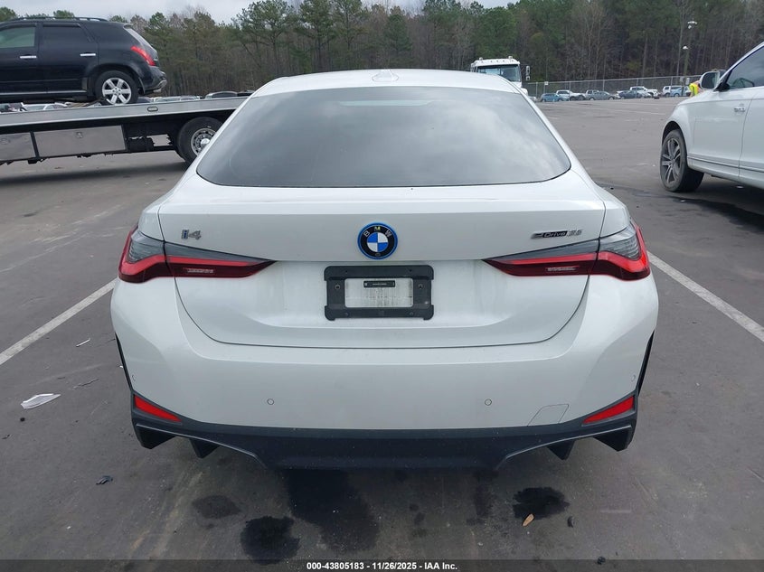 2024 BMW I4 Gran Coupe Edrive35 VIN: WBY43AW01RFS99996 Lot: 43805183