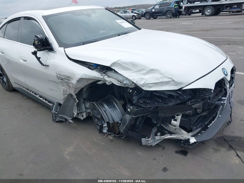 2024 BMW I4 Gran Coupe Edrive35 VIN: WBY43AW01RFS99996 Lot: 43805183