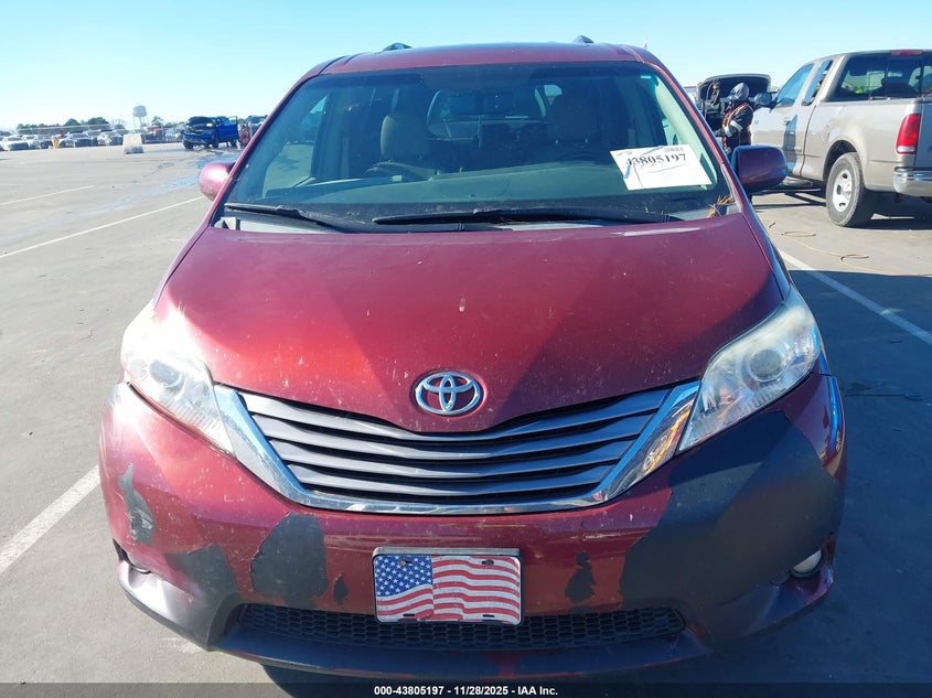 2015 Toyota Sienna Xle 8 Passenger VIN: 5TDYK3DC0FS579189 Lot: 43805197