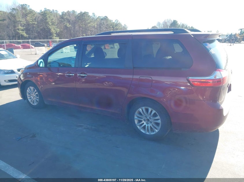 2015 Toyota Sienna Xle 8 Passenger VIN: 5TDYK3DC0FS579189 Lot: 43805197