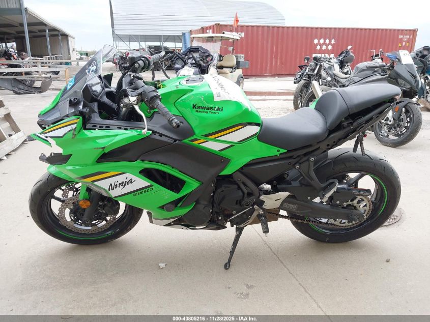 2025 Kawasaki Ex650 P VIN: ML5EXEP15SDAE3895 Lot: 43805216