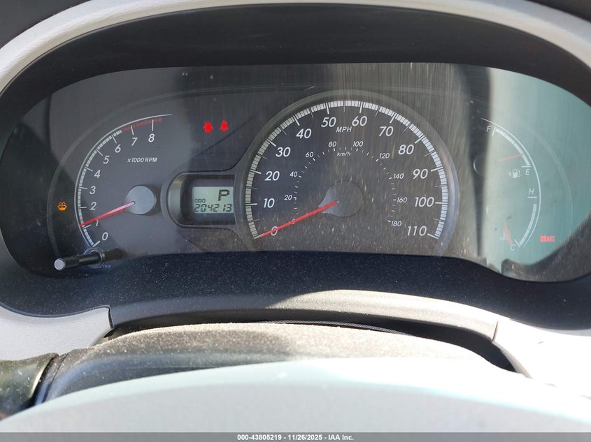 2011 Toyota Sienna Base V6 VIN: 5TDZK3DC5BS044504 Lot: 43805219