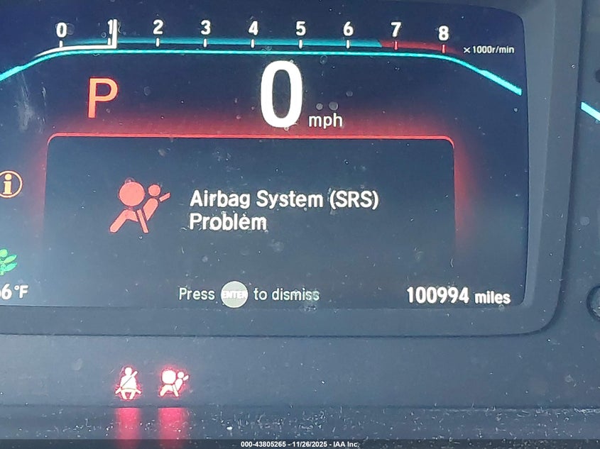 2019 Honda Odyssey Ex VIN: 5FNRL6H57KB025130 Lot: 43805265