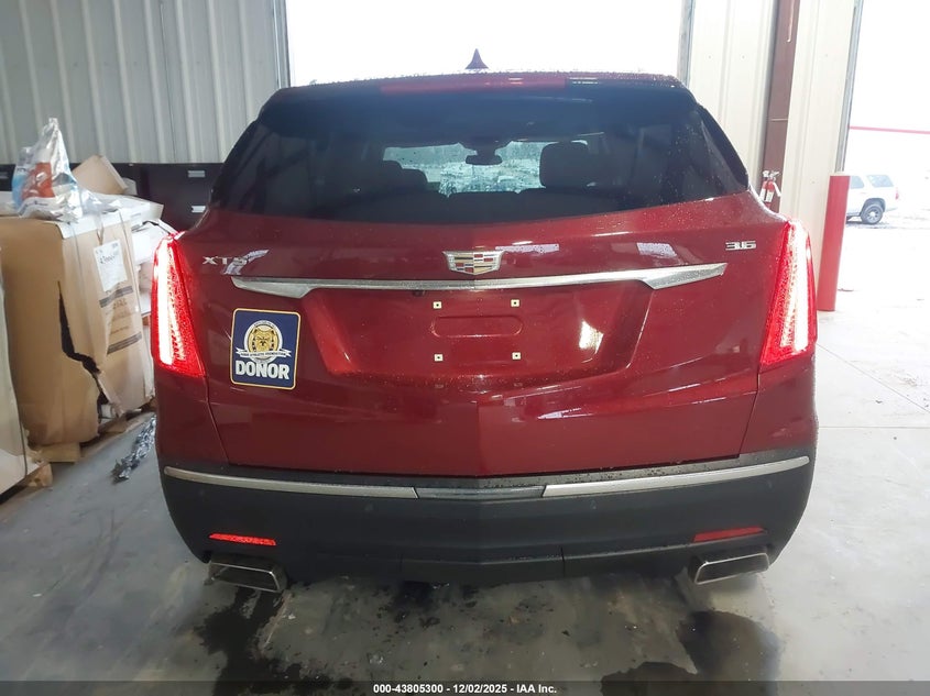 2018 Cadillac Xt5 Luxury VIN: 1GYKNCRS5JZ138706 Lot: 43805300