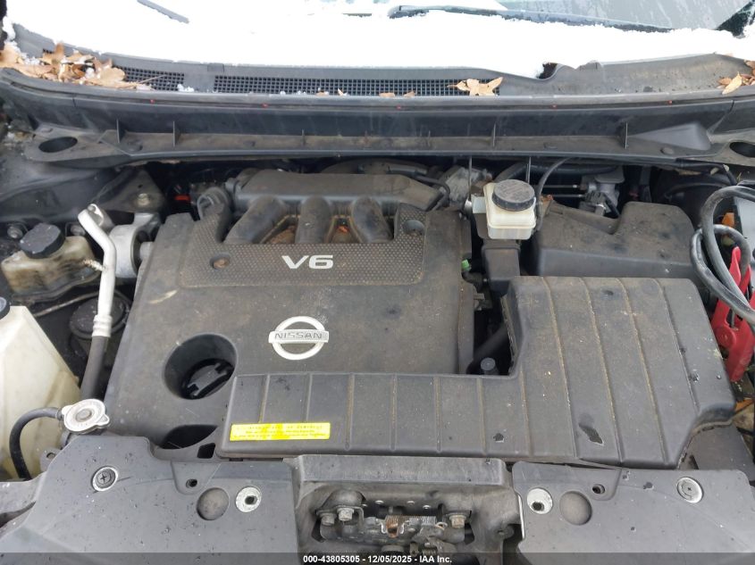 2009 Nissan Murano Sl VIN: JN8AZ18W59W206499 Lot: 43805305