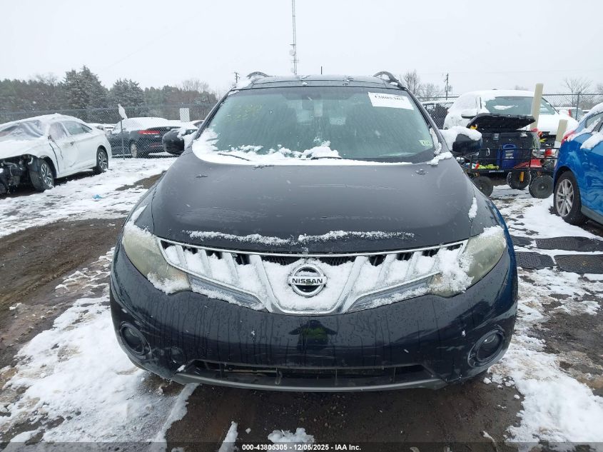 2009 Nissan Murano Sl VIN: JN8AZ18W59W206499 Lot: 43805305