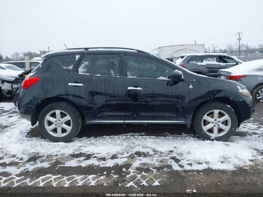 2009 Nissan Murano Sl VIN: JN8AZ18W59W206499 Lot: 43805305