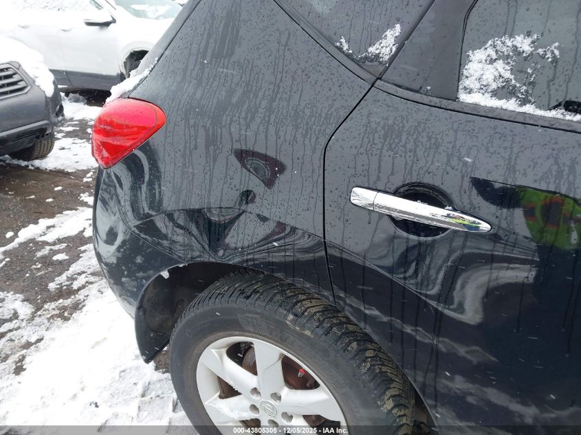 2009 Nissan Murano Sl VIN: JN8AZ18W59W206499 Lot: 43805305