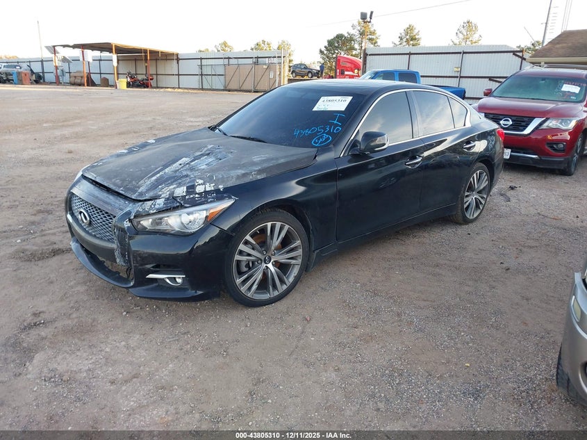 Vin: jn1bv7ar9fm414415, lot: 44300768, infiniti q50 premium 20152